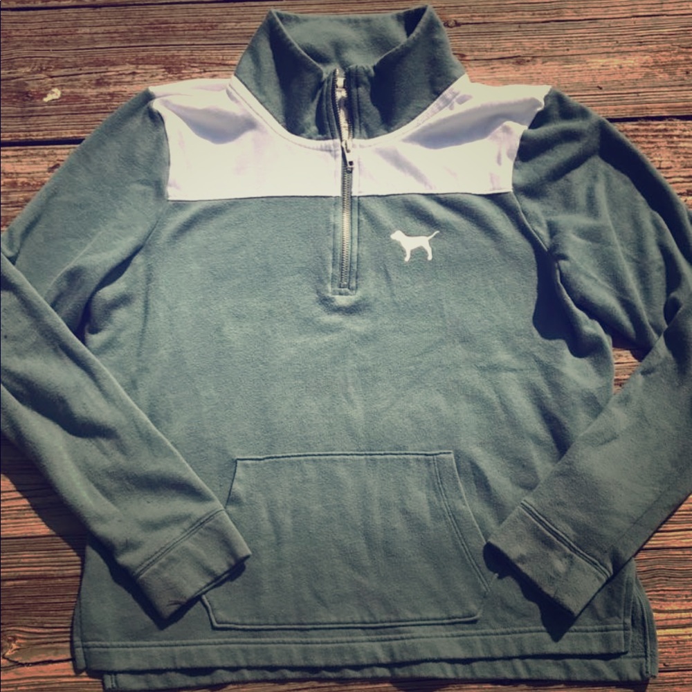 VICTORIAS SECRET Pink Half-zip